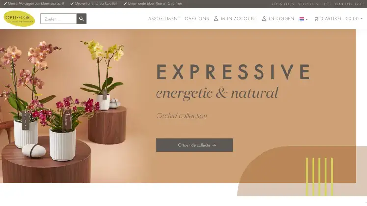 Webshop van Opti-flor